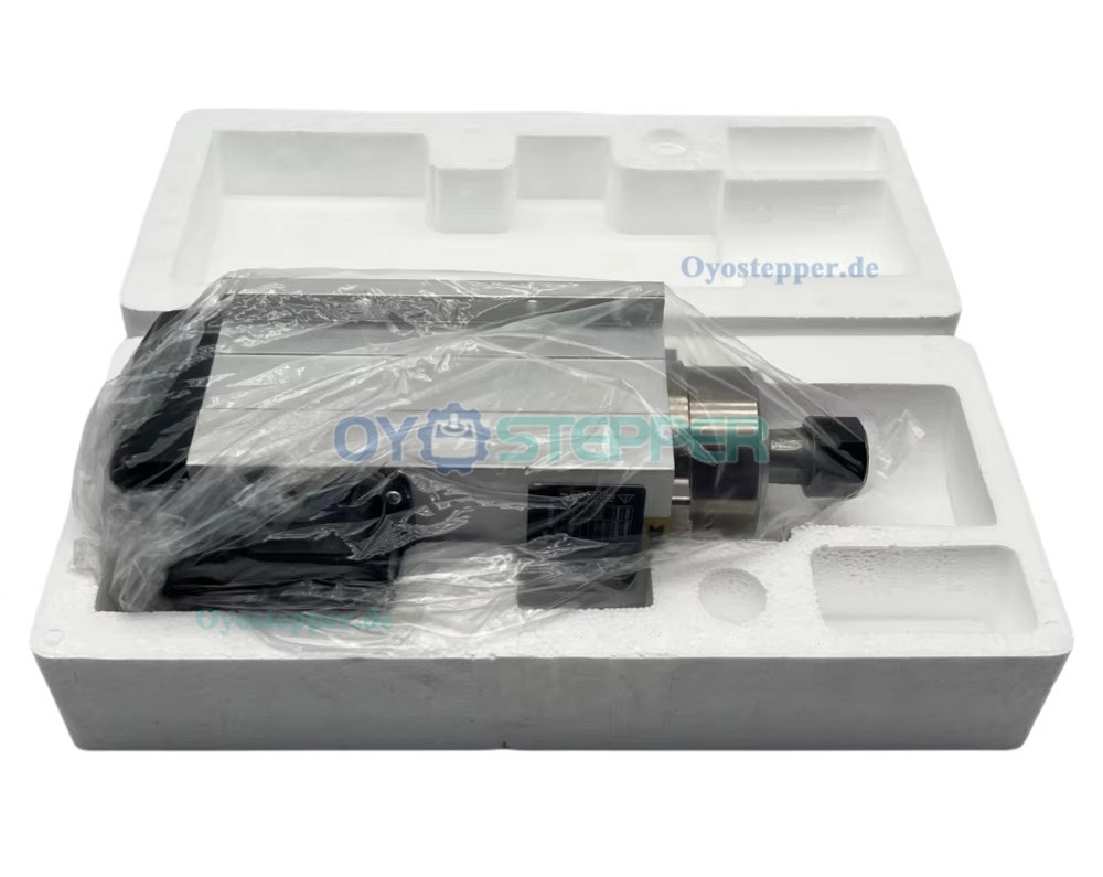 Luftgek&uuml;hlte CNC HF-Spindel 4,5kW ER32 18000/24000U/min 220V/380V in quadratischer Bauform